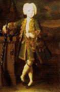 Portrait of a boy. Was att. as Peter III or Peter II's portrait, possibly Elizabeth in men's dress